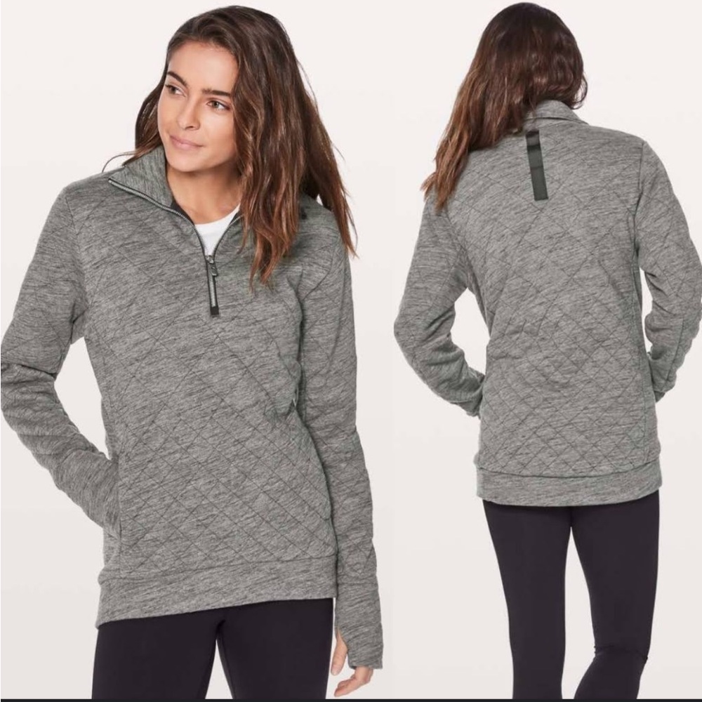 Lululemon Quilted Sweatshirt - L (12)